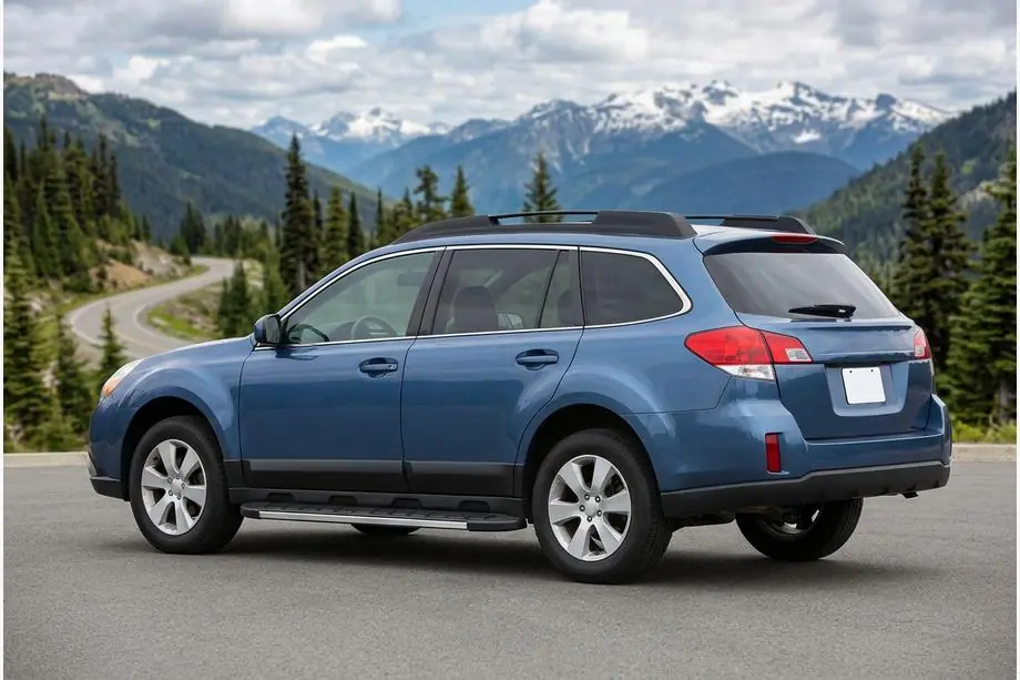 Subaru Outback 2009–2014 Duru sivuportaat (2 kpl, alumiini) Image