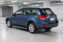Subaru Outback 2009–2014 Maydos V1 sivuportaat (2 kpl, alumiini ↗ ruostumaton teräs) kuva 1
