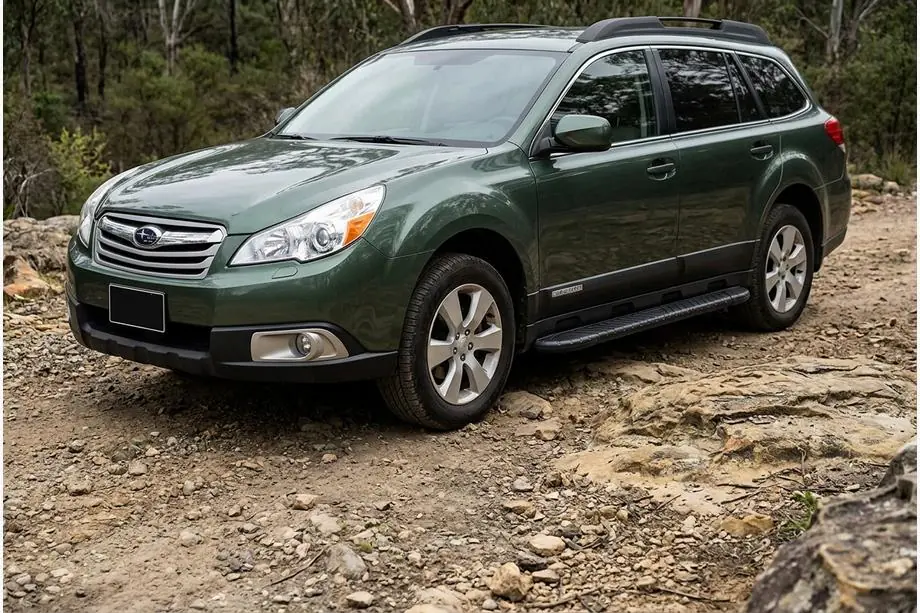 Subaru Outback 2009–2014 Sivuporrast Bosphorus Black (2 kpl, alumiini) Image