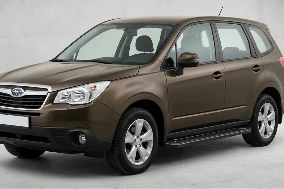 Subaru Forester 2013–2018 Allmond Black sivuportaat (2 kpl, alumiini) Image