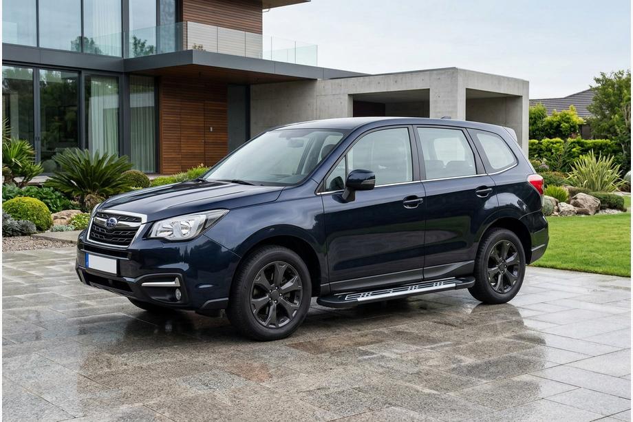 Subaru Forester 2013–2018 Sunrise sivuportaat (2 kpl, alumiini) Image