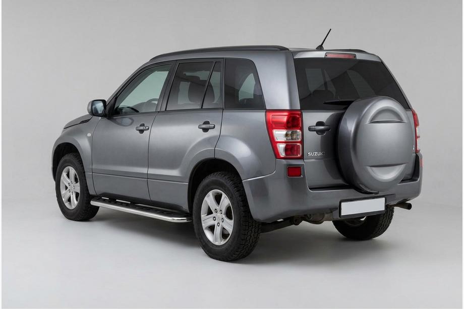 Suzuki Grand Vitara 2005–2017 Maydos V1 sivuportaat (2 kpl, alumiini ↗ ruostumaton teräs) Image