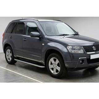 Tayga Grey -sivuaskelmat (2 kpl, alumiini) Suzuki Grand Vitara 2005–2017 kuva 1