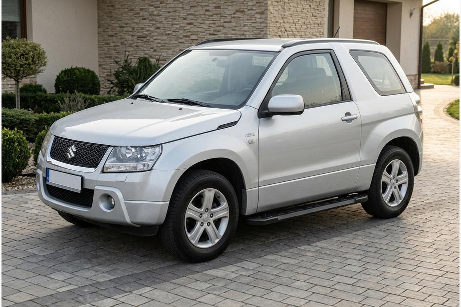 Suzuki Grand Vitara 2005–2017 RedLine Black sivuportaat (2 kpl, alumiini) Image