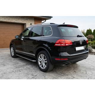 Maydos V1 sivuastinlaudat (2 kpl, alumiini / ruostumaton teräs) Volkswagen Touareg 2010–2018 kuva 1