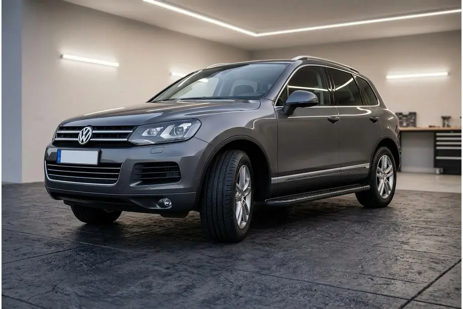 Volkswagen Touareg 2010–2018 Sivuporrast Bosphorus Black (2 kpl, alumiini) Image