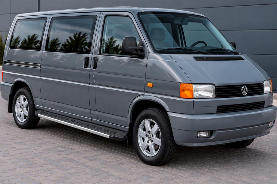 Volkswagen T4 Transporter 1990–2003 RedLine V1 sivuportaat (2 kpl, alumiini) Pitkä akseliväli Image