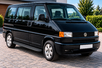 Volkswagen T4 Caravelle/Multivan 1990–2003 Sivuporrast Bosphorus Black (2 kpl, alumiini) Pitkä akseliväli kuva 1