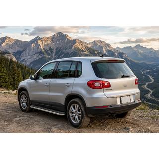 Maydos V1 sivuportaat (2 kpl, alumiini ↗ ruostumaton teräs) Volkswagen Tiguan 2007–2016 kuva 1