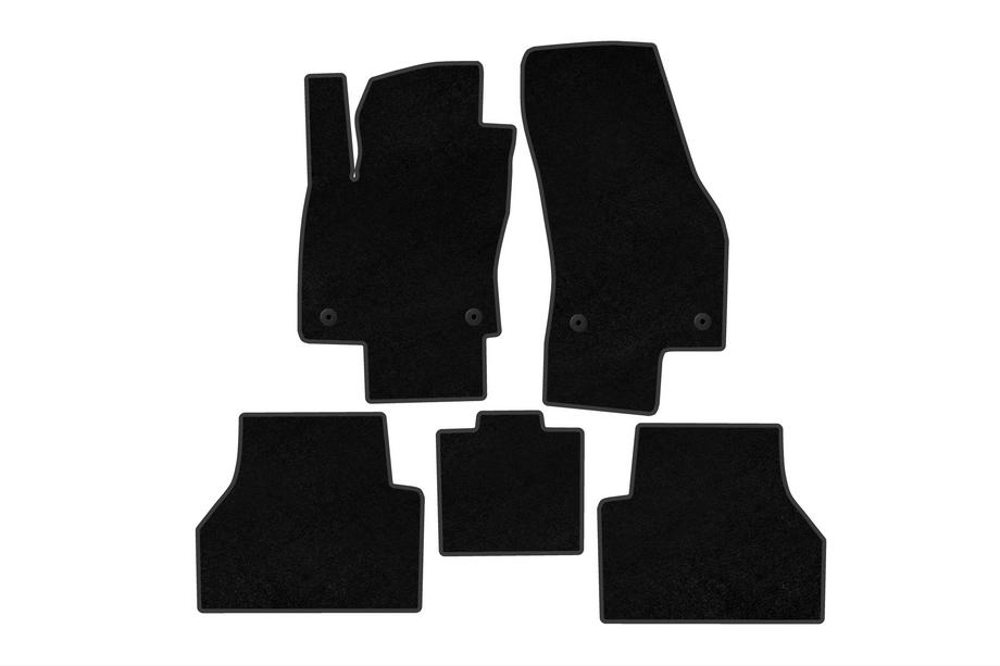 Ford Connect 2021– Premium-tekstiilimatot (Musta) Kuva 1