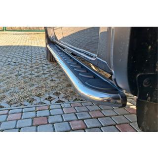 Maydos V1 sivuportaat (2 kpl, alumiini ↗ ruostumaton teräs) Volkswagen Amarok 2010–2022 kuva 1
