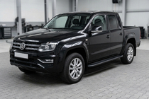 Volkswagen Amarok 2010–2022 Sivuporrast Bosphorus Black (2 kpl, alumiini) kuva 1