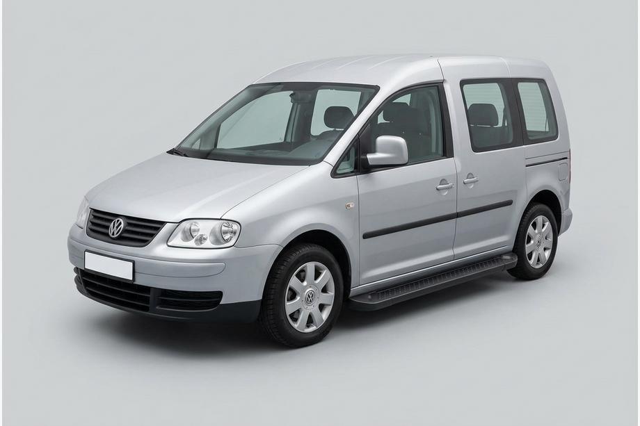 Volkswagen Caddy 2004–2010 Allmond Black sivuportaat (2 kpl, alumiini) Image