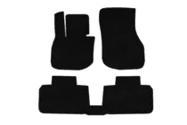 Mini Countryman U25 2023– Tekstiilimatot Deluxe (Electro, Musta) kuva 1