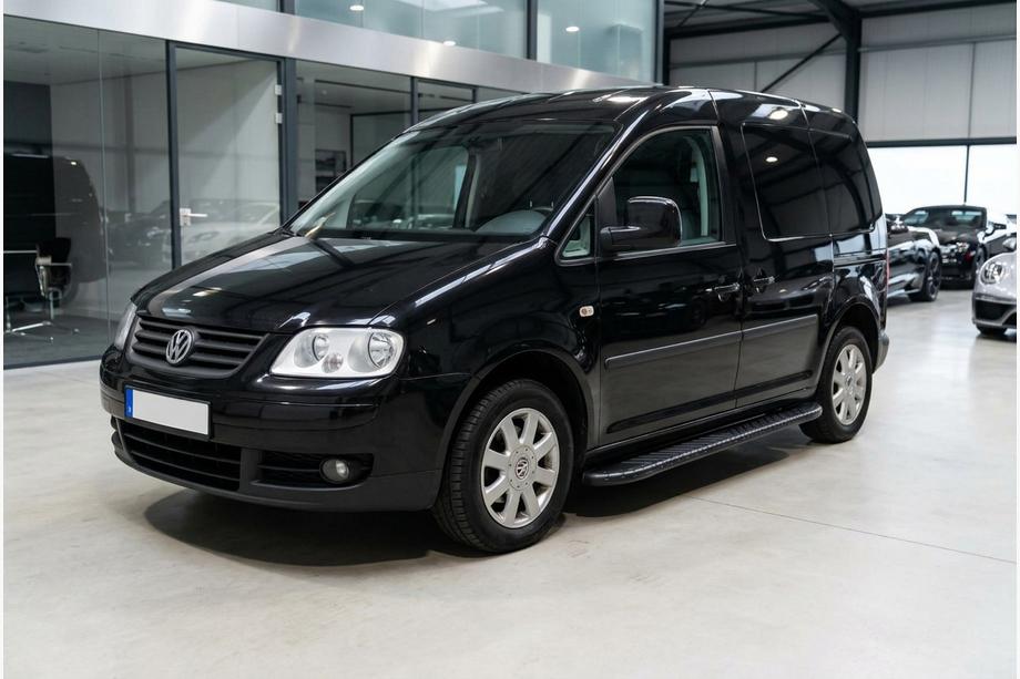 Volkswagen Caddy 2004–2010 Sivuporrast Bosphorus Black (2 kpl, alumiini) Maxi-alusta Image