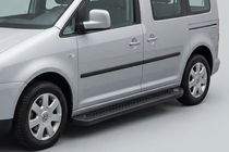 Volkswagen Caddy 2010–2015 Allmond Black sivuportaat (2 kpl, alumiini) kuva 1