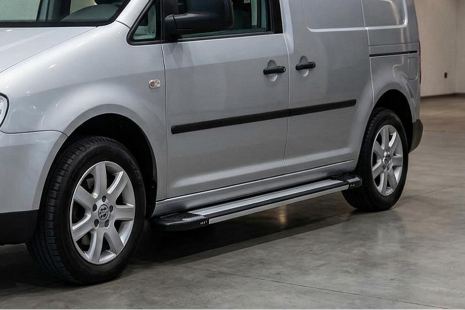 Volkswagen Caddy 2010–2015 Rainbow sivuportaat (2 kpl, alumiini) Maxi-alusta Image