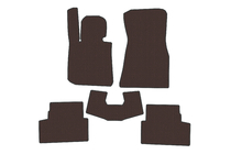 BMW 4-sarja G22/23/26 2020– Kumimatot Carsuit (i4 G26, ruskea) kuva 9