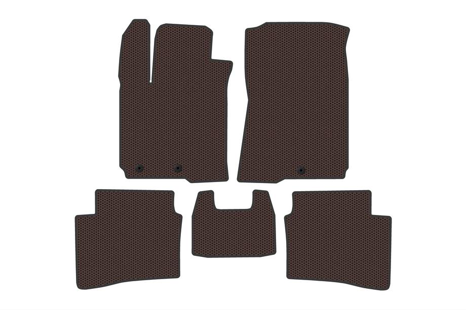 Hyundai I-20 2014–2020 Kumimatot Carsuit (Ruskea) Image