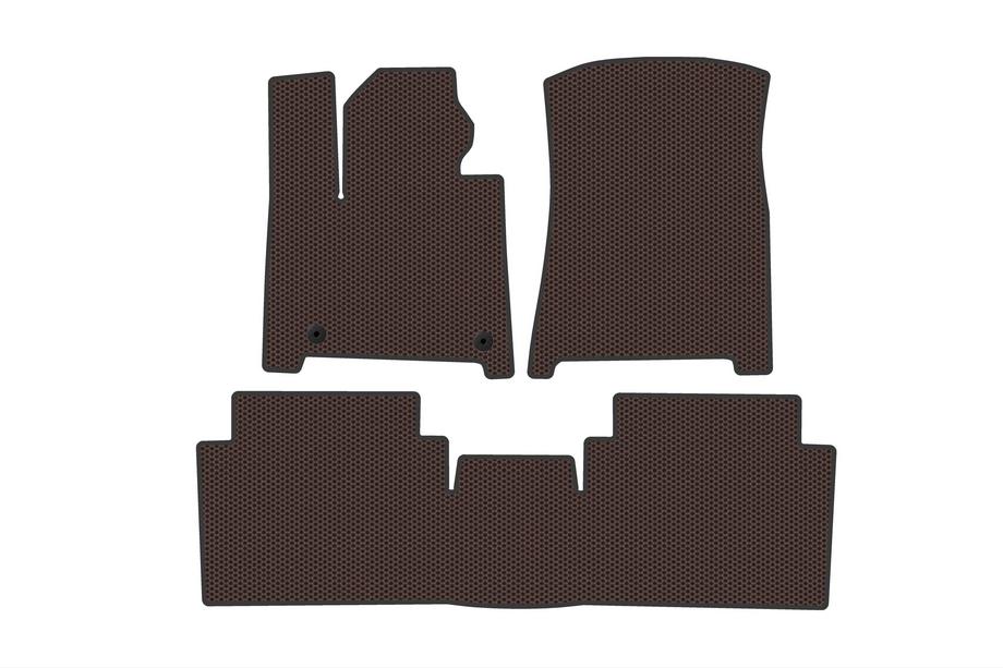 Hyundai Santa Fe 5 2023– Kumimatot Carsuit (2 riviä, ruskea) Image