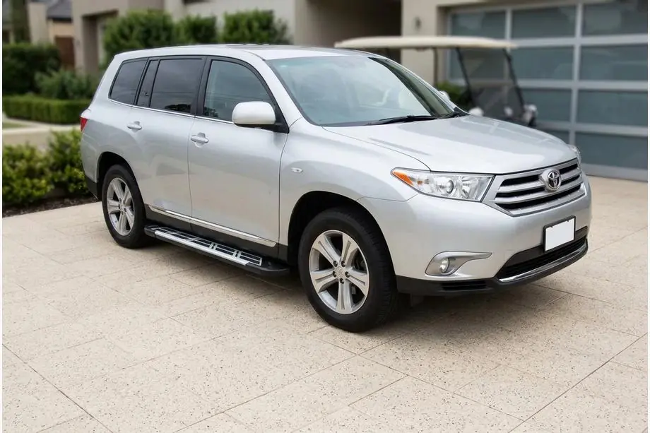 Toyota Highlander 2008–2013 Sunrise sivuportaat (2 kpl, alumiini) Image