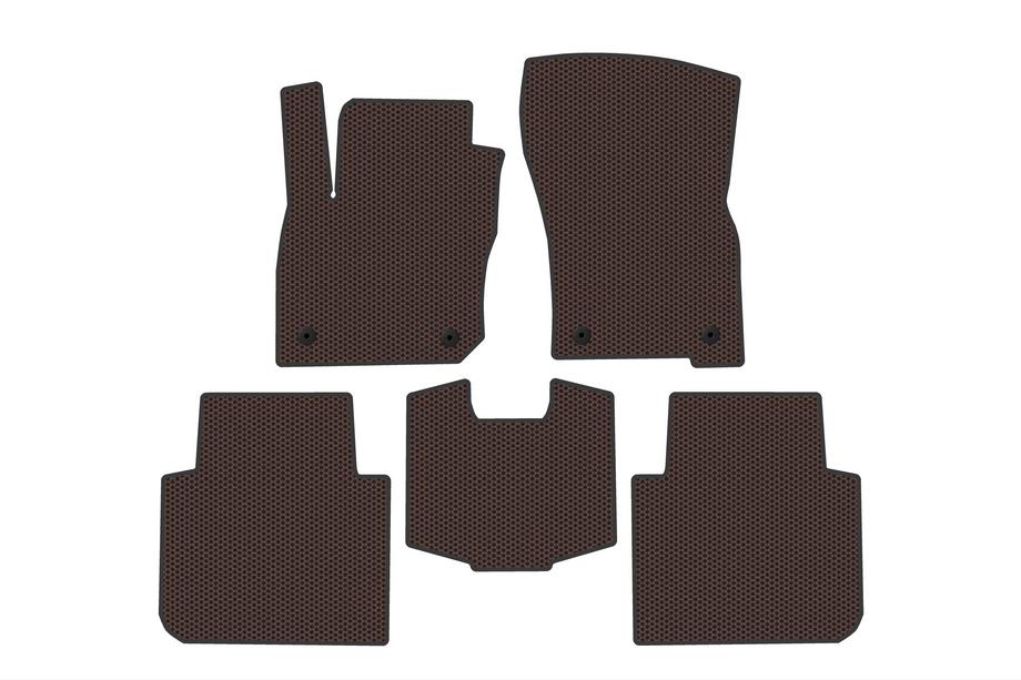 Volkswagen Tayron 2024– Kumimatot Carsuit (Ruskea) Image