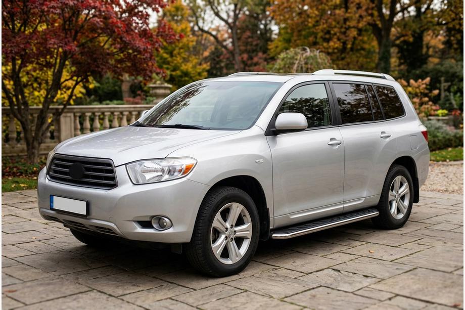 Toyota Highlander 2008–2013 Maydos V1 sivuportaat (2 kpl, alumiini ↗ ruostumaton teräs) Image