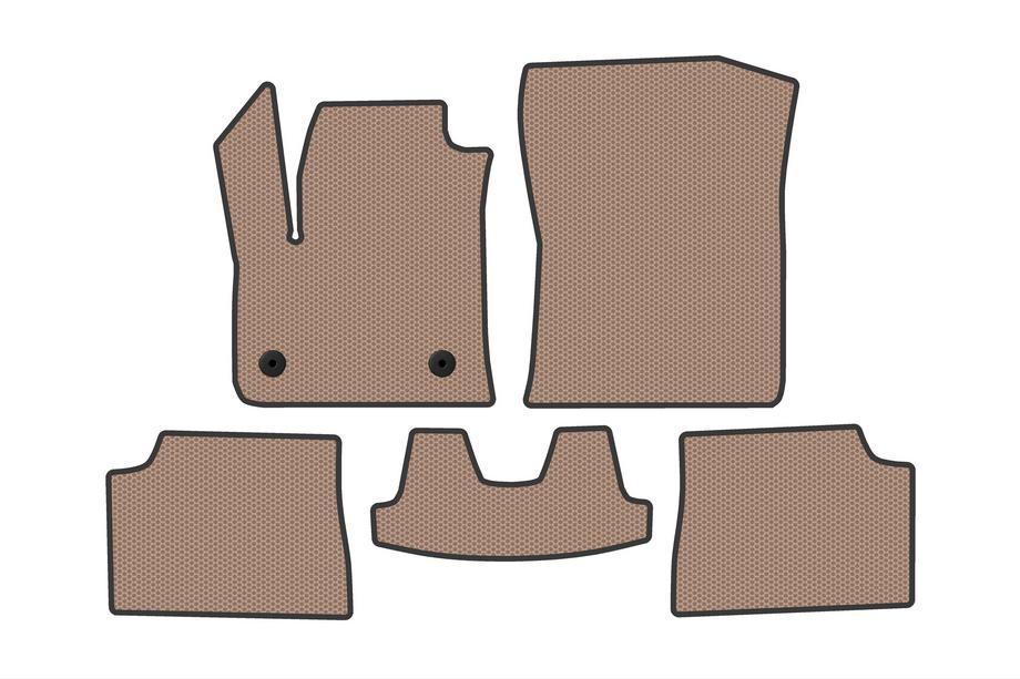 Fiat 600/600e 2023– Kumimatot Carsuit (Електро, beige) Image