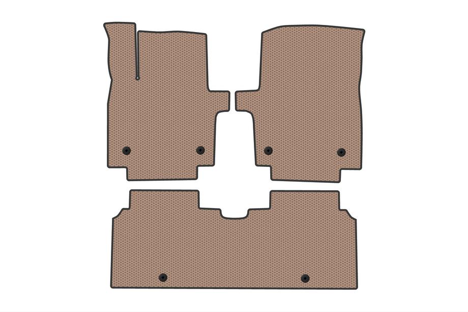 Kia EV6 2021– Kumimatot Carsuit (Beige) Kuva 1