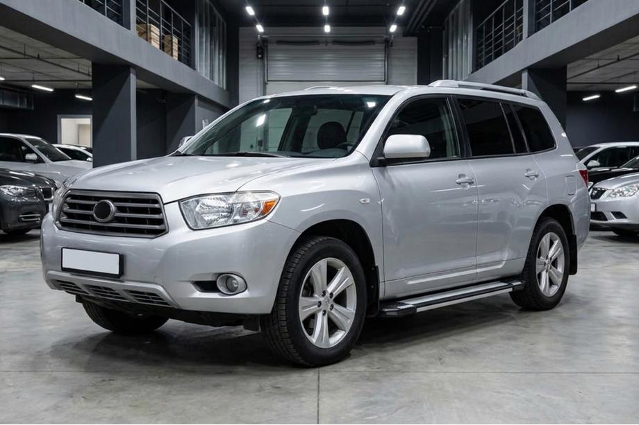 Toyota Highlander 2008–2013 Rainbow sivuportaat (2 kpl, alumiini) Image