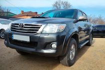 Toyota Hilux 2006–2015 Sunrise sivuportaat (2 kpl, alumiini) kuva 1