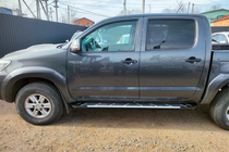 Toyota Hilux 2006–2015 Sunrise sivuportaat (2 kpl, alumiini) kuva 4