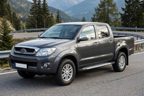 Toyota Hilux 2006–2015 Line-astinlaudat (2 kpl, alumiini) kuva 1