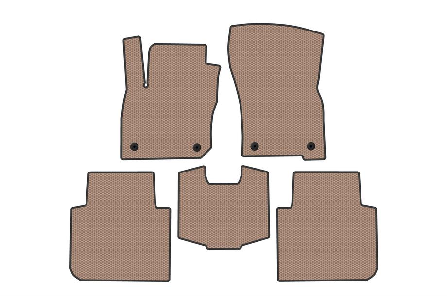 Volkswagen Tayron 2024– Kumimatot Carsuit (Beige) Kuva 1