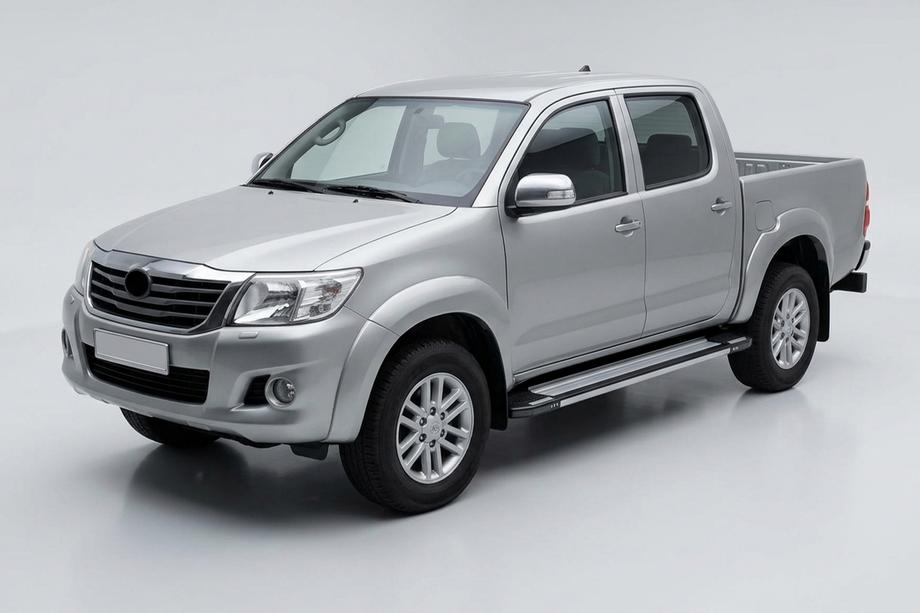Toyota Hilux 2006–2015 Rainbow sivuportaat (2 kpl, alumiini) Image