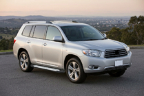 Toyota Highlander 2008–2013 Allmond Grey -sivuporrassarja (2 kpl, alumiini) kuva 1