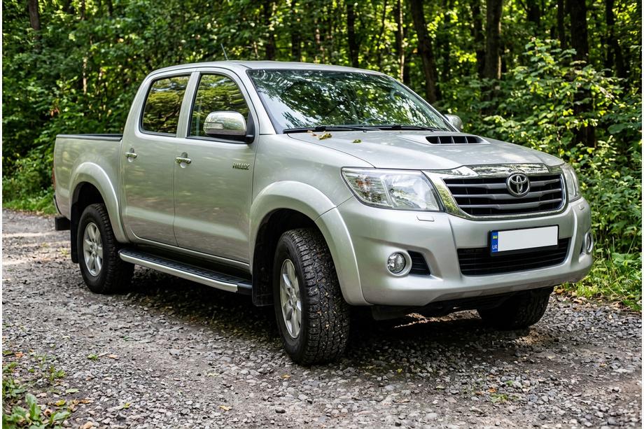 Toyota Hilux 2006–2015 Fullmond sivuportaat (2 kpl, alumiini) Image