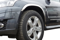 Mercedes GLK-sarja X204 2008–2015 Poistotuote Lokasuojan kaarilistat (4 kpl, ruostumaton teräs) kuva 1