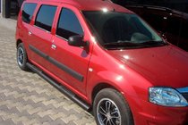 Lada Largus 2012– Sivupalkit Black (2 kpl, ruostumaton teräs) kuva 1