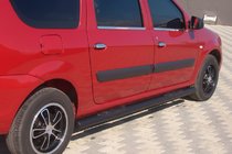 Lada Largus 2012– Sivupalkit Black (2 kpl, ruostumaton teräs) kuva 2
