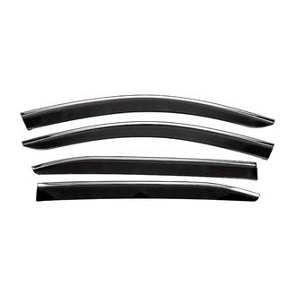 Ikkunatuuliohjaimet kromilistalla (4 kpl, Sunplex Chrome) Citroen C5 Aircross 2017–2025 kuva 1