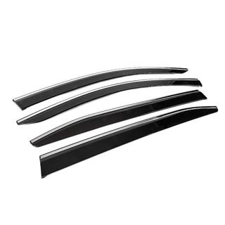 Ikkunatuuliohjaimet kromilistalla (4 kpl, Sunplex Chrome) Citroen C5 Aircross 2017–2025 kuva 3