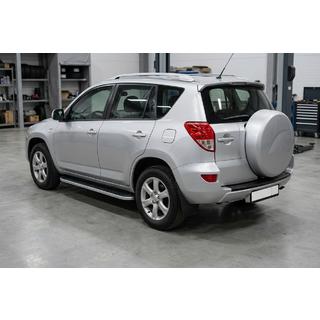 Tayga Grey -sivuaskelmat (2 kpl, alumiini) Toyota Rav 4 2006–2013 kuva 1