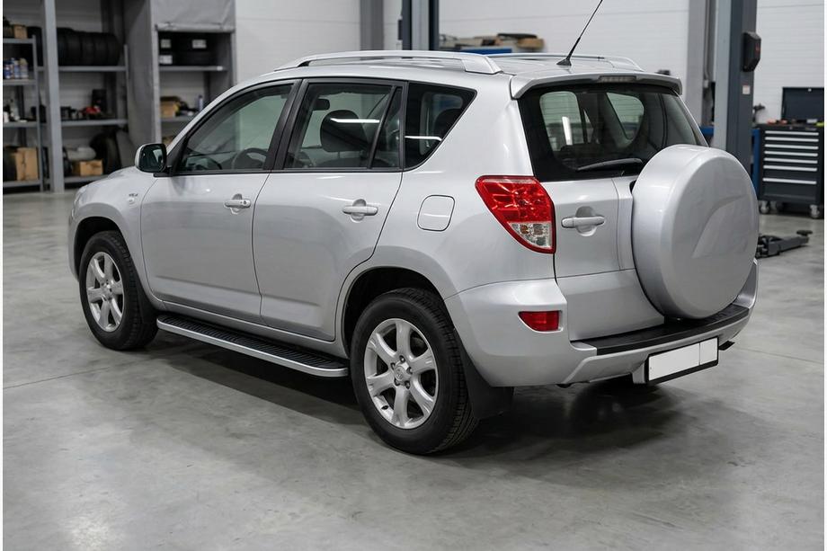 Toyota Rav 4 2006–2013 Tayga Grey -sivuaskelmat (2 kpl, alumiini) Image