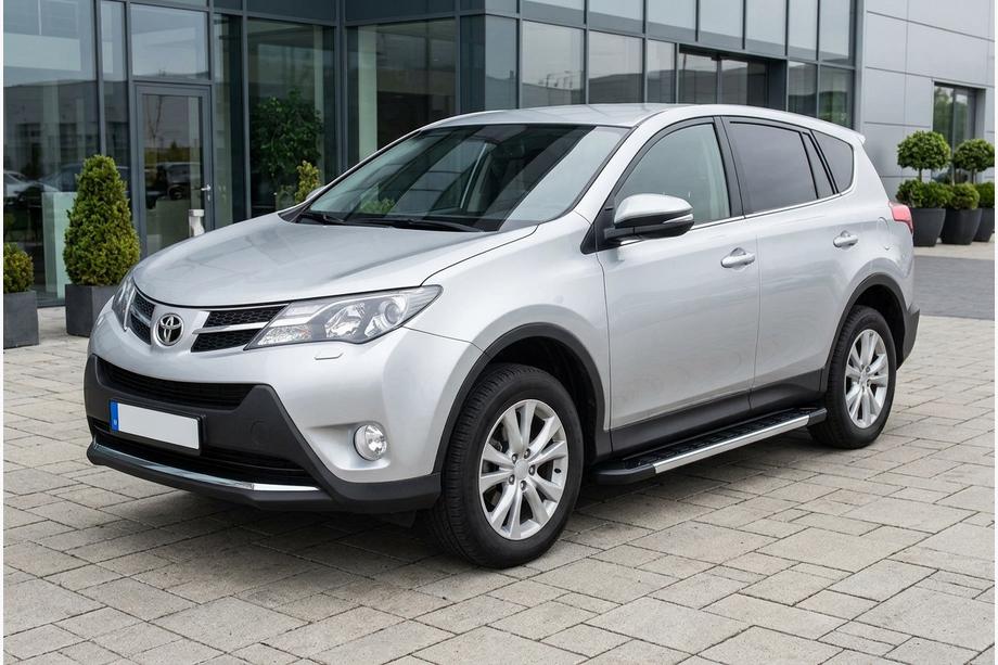 Toyota Rav 4 2013–2018 RedLine V1 sivuportaat (2 kpl, alumiini) Image