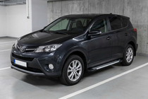 Toyota Rav 4 2013–2018 Line-astinlaudat (2 kpl, alumiini) kuva 1
