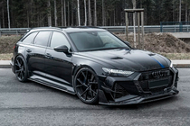 Audi A6 C8 2018–2025 MNSR Carbon -korisarja (RS6:lle, taottu hiilikuitu) kuva 6