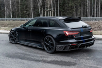 Audi A6 C8 2018–2025 MNSR Carbon -korisarja (RS6:lle, taottu hiilikuitu) kuva 7