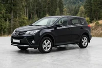 Toyota Rav 4 2013–2018 Rainbow sivuportaat (2 kpl, alumiini) kuva 1