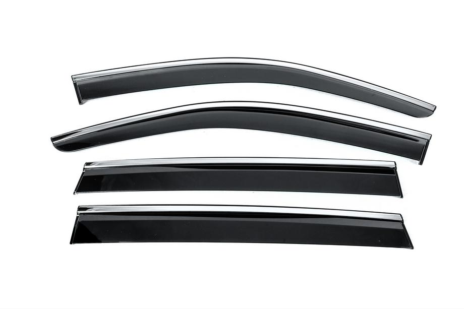 Volkswagen Tiguan 2023– Ikkunatuuliohjaimet kromilistalla Niken Luxury (4 kpl) Image
